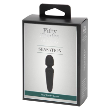 Fifty Shades of Grey A szürke ötven árnyalata - Sensation Wand mini masszírozó vibrátor (fekete) vibrátorok