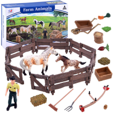 Figurák készlet állatok Lovak farm #2991 játékfigura