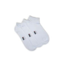 Fila Fila unisex mercerizált titokzokni - 3 pár/csomag - pamut titokzokni - fehér - 35-38