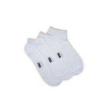 Fila Fila unisex mercerizált titokzokni - 3 pár/csomag - pamut titokzokni - fehér - 39-42 női zokni