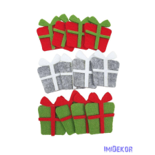  Filc ajándék doboz szett dekorációs kellék