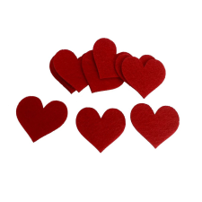  Filc szív dekorációs kellék