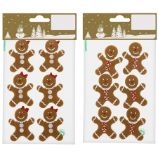  Filcdíszek ragasztóponttal 6 darab kétféle változatban karácsonyi dekoráció