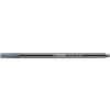 Filctoll, 1,4 mm, STABILO "Pen 68 metallic", ezüst