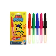  Filctoll fújós készlet Centropen AIRPENS 1500 Bright 5 klf. szín filctoll, marker