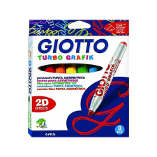 Filctoll GIOTTO Turbo Grafik 2 dimenziós 8db-os készlet filctoll, marker