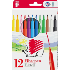  Filctoll készlet 12 db-os, Süni filctoll, marker