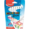  Filctoll készlet, kimosható, ecsetjellegű, MAPED "Color ’Peps Brush", 10 különböző szín