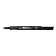  Filctoll UNI Pin 2 mm fekete vágott hegyű toll