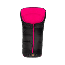 Fillikid bundazsák babakocsiba Eco big 1220-22 fekete pink béléssel babakabát, overál, bundazsák