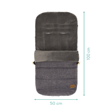 Fillikid bundazsák babakocsiba - Lanin szürke melange 8415-07 babakocsi kiegészítő