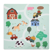 Fillikid Fillikid szivacspuzzle szõnyeg Farm 93x93cm 6db 3307-01 játszószőnyeg