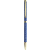 FILOFAX Golyóstoll, 1,0 mm, arany színű klip, kék tolltest, FILOFAX  Indigo , fekete