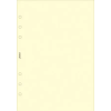 FILOFAX Kalendárium betét, jegyzetlap, personal méret, sima, FILOFAX, krémszín