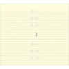 FILOFAX Kalendárium betét, jegyzetlap, personal méret, vonalas, FILOFAX, krémszín