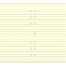 FILOFAX Kalendárium betét, jegyzetlap, personal méret, vonalas, FILOFAX, krémszín gyűrűs kalendárium betétlap