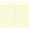 FILOFAX Kalendárium betét, jegyzetlap, personal méret, vonalas, FILOFAX, krémszín, 30lap/cs