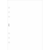 FILOFAX Kalendárium betét, jegyzetlap, pocket méret, sima, FILOFAX, fehér