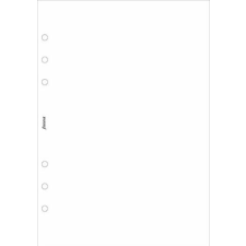 FILOFAX Kalendárium betét, jegyzetlap, pocket méret, sima, FILOFAX, fehér gyűrűs kalendárium betétlap