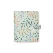 FILOFAX Kalendárium, gyűrűs, betétlapokkal, A5, FILOFAX "Botanical", menta gyűrűskönyv