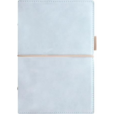 FILOFAX Kalendárium, gyűrűs, betétlapokkal, personal méret, FILOFAX, "Domino" Soft", pasztellkék gyűrűs kalendárium betétlap