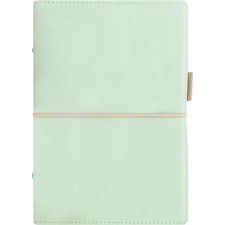 FILOFAX Kalendárium, gyűrűs, betétlapokkal, personal méret, FILOFAX, "Domino" Soft", pasztellzöld gyűrűskönyv