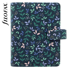 FILOFAX Kalendárium, gyűrűs, betétlapokkal, pocket méret, FILOFAX "Garden Dusk" mappa