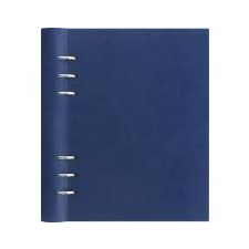 FILOFAX Tervező, naptár és füzet betéttel, A5, FILOFAX \"Clipbook Classic\", kék naptár, kalendárium