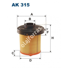 Filtron AK315 Filtron levegőszűrő levegőszűrő