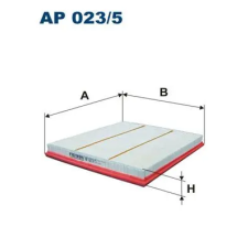 Filtron légszűrő AP 023/5 autóalkatrész