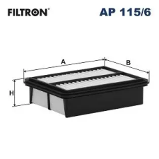 Filtron légszűrő AP 115/6 autóalkatrész