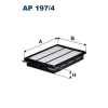 Filtron légszűrő AP 197/4