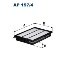 Filtron légszűrő AP 197/4 autóalkatrész