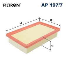 Filtron légszűrő AP 197/7 autóalkatrész