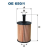 Filtron Olajszűrő FILTRON OE 650/1