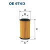 Filtron Olajszűrő FILTRON OE 674/3