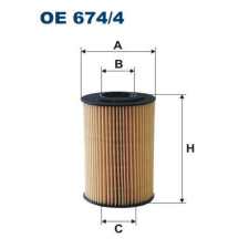 Filtron Olajszűrő FILTRON OE 674/4 olajszűrő