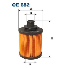 Filtron Olajszűrő FILTRON OE 682 olajszűrő