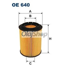 Filtron Olajszűrő (OE 640) olajszűrő
