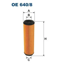 Filtron olajszűrő OE 640/8 autóalkatrész