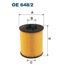 Filtron olajszűrő OE 648/2 autóalkatrész