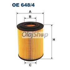 Filtron Olajszűrő (OE 648/4) olajszűrő