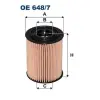 Filtron olajszűrő OE 648/7