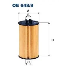 Filtron olajszűrő OE 648/9 autóalkatrész