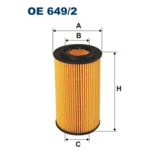 Filtron olajszűrő OE 649/2 autóalkatrész