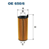 Filtron olajszűrő OE 650/6