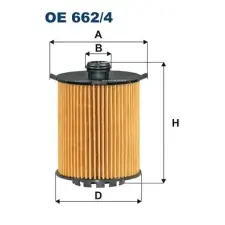 Filtron olajszűrő OE 662/4 autóalkatrész