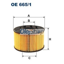 Filtron Olajszűrő (OE 665/1) olajszűrő