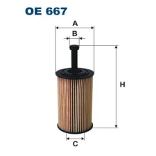 Filtron olajszűrő OE 667 autóalkatrész