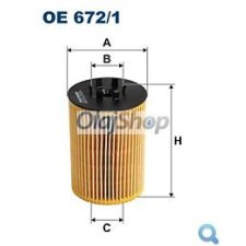 Filtron Olajszűrő (OE 672/1) olajszűrő
